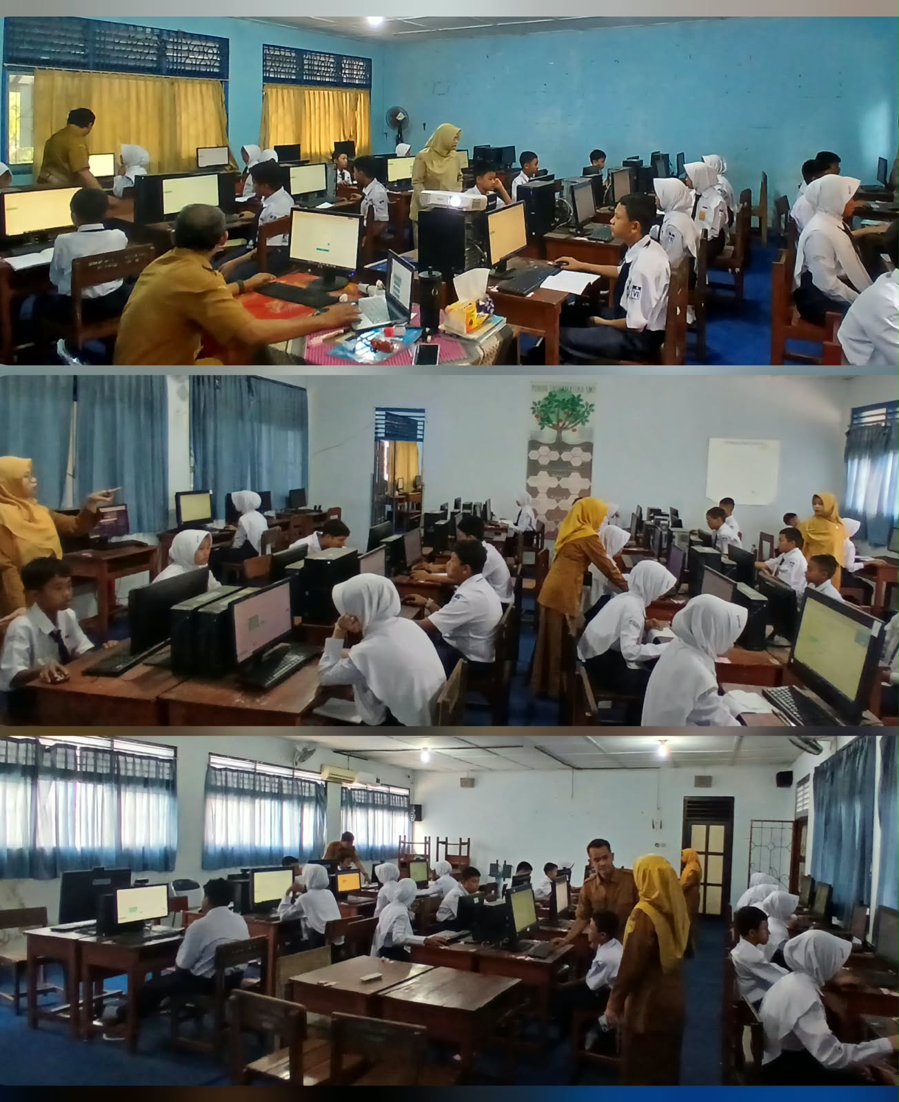 SMP Negeri 1 Mungkid Melaksanakan Asesmen Diagnostik + Minat Bakat