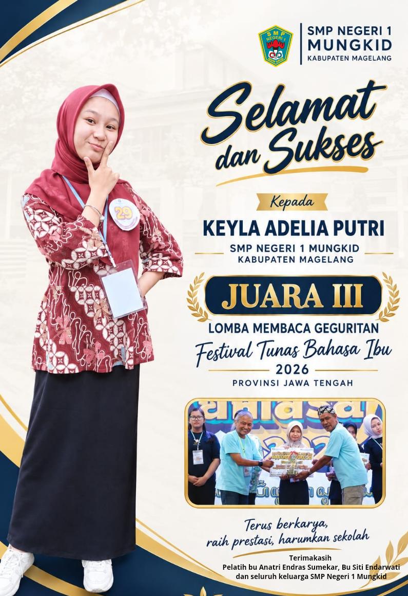 Keila Adelia Putri, Juara III Membaca Geguritan Tigkat Provinsi